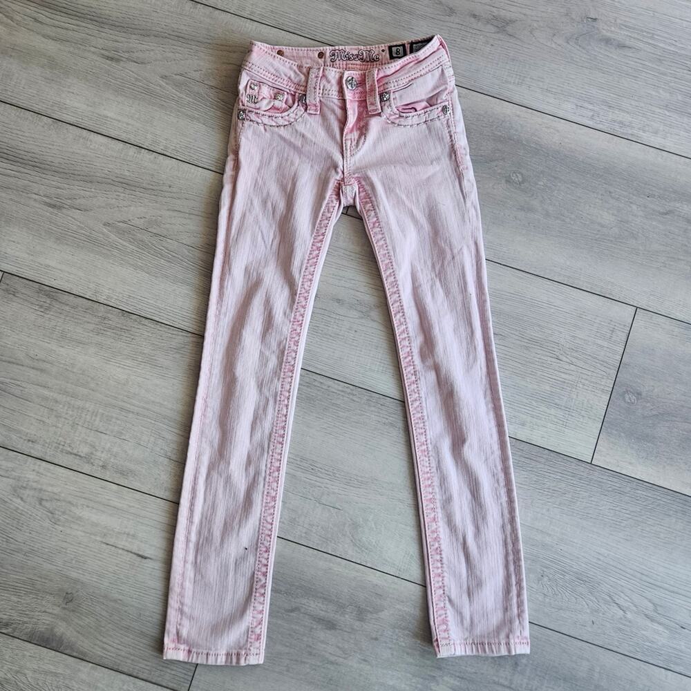 Pink Girl Miss Me Jeans